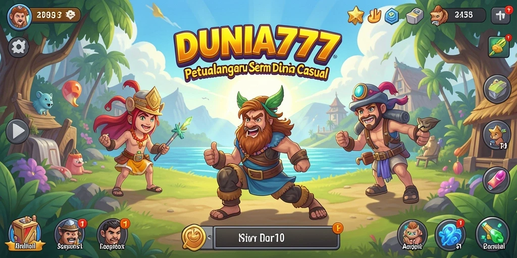 Screenshot DUNIA777 menampilkan gameplay menarik dan berwarna-warni.