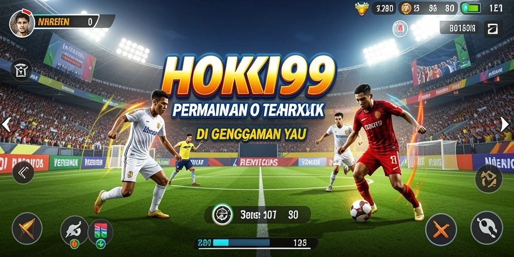 Tampilan gameplay HOKI99 yang seru dan penuh aksi olahraga.