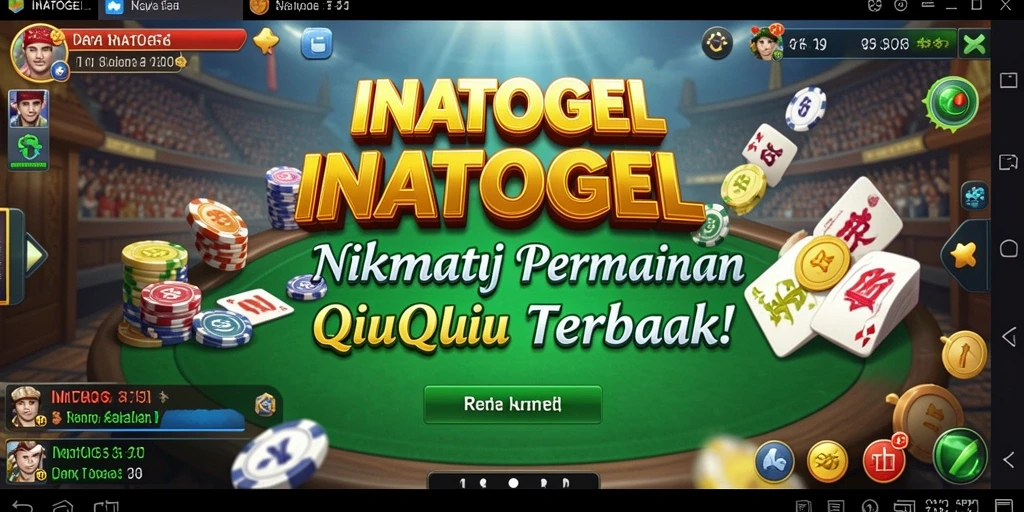 Menampilkan gameplay seru dari INATOGEL QiuQiu.