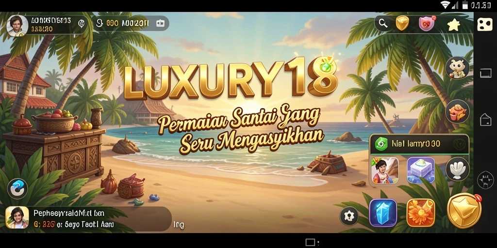 Screenshot gameplay <strong>LUXURY138</strong> yang menarik dengan karakter lucu dan level menantang.